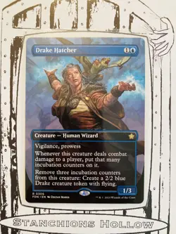MTG Drake Hatcher (Borderless) - Foundations (FDN) R 0306 - Image 1