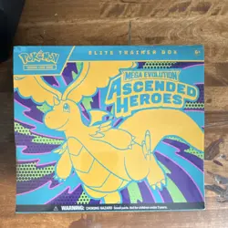 Pokemon Mega Evolution Ascended Heroes Elite Trainer Box Dragonite Zekrom - Image 1