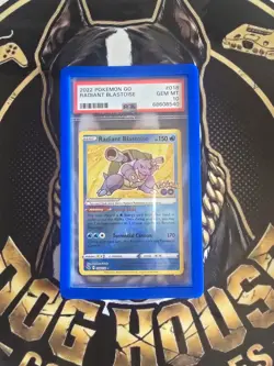 2022 POKEMON GO #018 RADIANT BLASTOISE PSA 10 - Image 1
