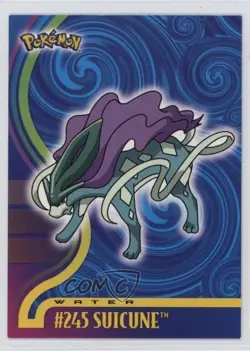 Suicune Topps Pokemon TV Animation Edition Johto League Champions #245 2001 - Image 1