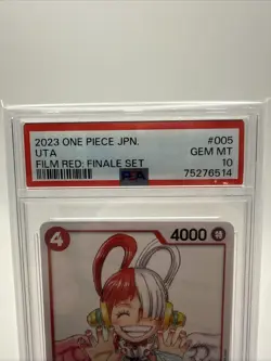 2023 One piece Japanese Film Red Finale Set Uta Psa 10 Gem Mint Op01-005 - Image 3