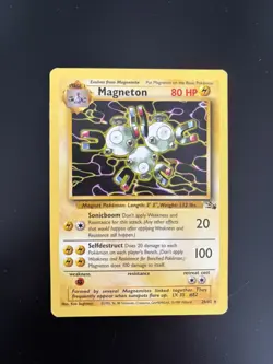 Pokemon TCG Magneton Fossil Card 26/62 Unlimited Non-Holo Rare - Image 1