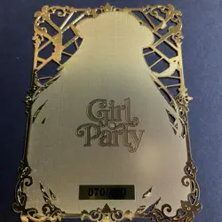 Goddess Story Gold METAL Card - Random Serial Number #/100! Albedo Bikini Anime - Image 5