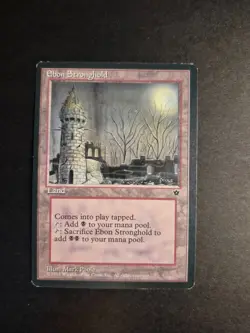 Ebon Stronghold (Fallen Empires) NM Regular MTG - Image 1