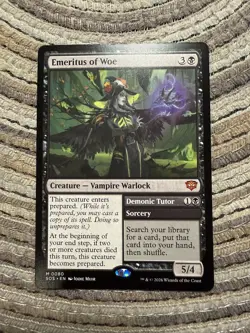 EMERITUS OF WOE - Mythic - SOS Secrets of Strixhaven MTG #0080 Free Shipping - Image 1