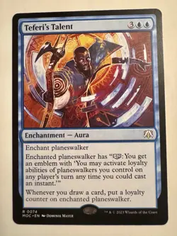Teferi's Talent (074) March of the Machine Commander MOC MTG Magic - Image 1