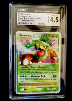 2007 Black Star Promos Torterra LV.X CGC 4.5 English #DP09 Diamond & Pearl Coll. - Image 1