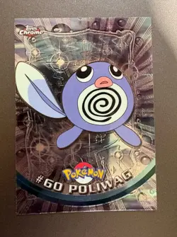 2000 Topps Chrome Pokemon #60 Poliwag - Image 1