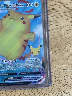 2021 Pokemon Surfing Pikachu VMAX 009/025 Celebrations Pokemon TCG - Image 2