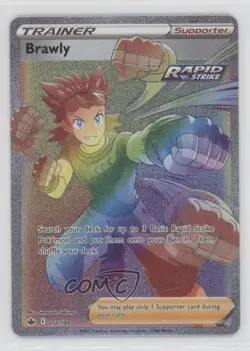 Rainbow - Brawly Pokemon Sword & Shield Chilling Reign #212 - Image 1