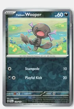 Paldean Wooper Reverse Holo 129/193 Common Paldea Evolved Pokemon Near Mint - Image 1