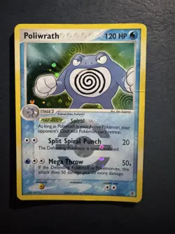 Pokemon TCG Poliwrath 11/112 EX FireRed and LeafGreen Reverse Holo - Image 1