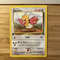 Pokemon Jungle 1st Edition Common bulk. LP+ mankey , oddish, spearow, rhyhorn . - Image 2