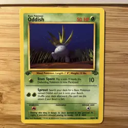 Pokemon Jungle 1st Edition Common bulk. LP+ mankey , oddish, spearow, rhyhorn . - Image 3