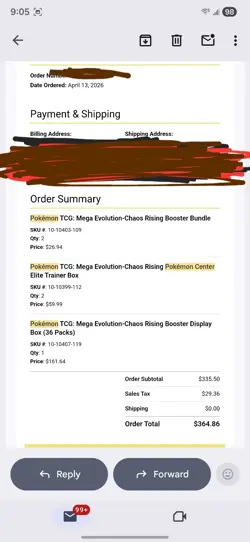 Pokemon Chaos Rising Booster Box New Sealed PRESALE 5/22/26 - Image 2