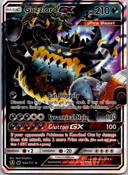 Guzzlord GX #063a/111 Alternate Art Promos Pokemon LP - Image 1