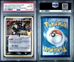[PSA 8] Pokemon TCG Celebrations Greninja Gold Star Promo - Image 3