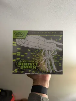 Pokemon TCG Mega Evolution Perfect Order Elite Trainer Box Sealed - Image 1