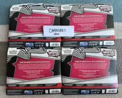 LOT OF 4: White Flare Tech Sticker Collection Gothitelle Pokemon TCG SEALED NEW - Image 3