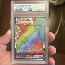 Pokemon Pikachu VMAX (Secret) 188/185 Swsh04: Vivid Voltage Holo. PSA. BGS. CGC - Image 1