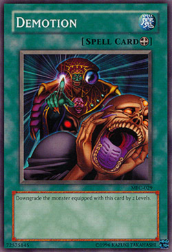 Demotion - MFC-029 - Common - Unlimited Edition - Near Mint - Magician's Force - Image 1