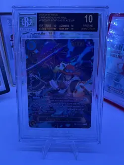 Black Label BGS 10 Portgas.D.Ace EB02-028 SP Carrying On His Will One Piece TCG - Image 4