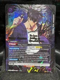 Union Arena-Solo Leveling- Sung Jinwoo:SR** Alt Art-UE17BT/(SLG1-021) - Image 5