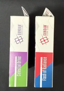 Gundam Card Game ENG Starter Decks ST07 Celestial Drive + ST08 Flash of Radiance - Image 3