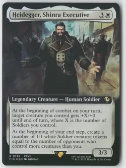 Heidegger, Shinra Executive 136 Foil R Commander: FINAL FANTASY NM - Image 1