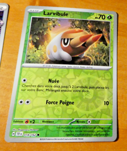 POKEMON CARD REVERSE HOLO CARTE 018/162 TEF EV05 FR JCC MINT 2024 - Image 1