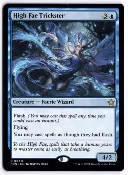 High Fae Trickster FDN 40 Magic: The Gathering R NM - Image 1
