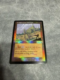 Temple Of The False God Foil MTG Promo - NM - - Image 1