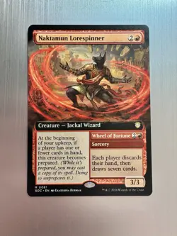 Naktamun Lorespinner - 81 - MTG: Secrets of Strixhaven - Extended Art - Regular - Image 1