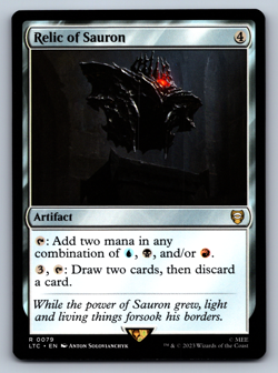 Relic of Sauron - Lord of the Rings Commander - MTG - Image 1