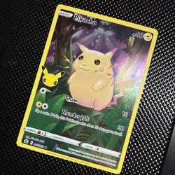 Pikachu 005/025 Celebrations Holo Pokemon TCG - Image 2