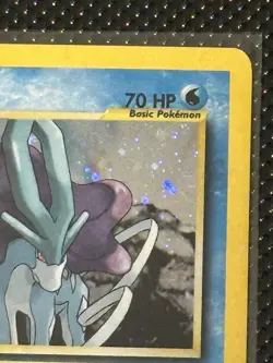 Pokemon Suicune 14/64 Neo Revelation Holo Rare 2000 Basic LP - Image 3
