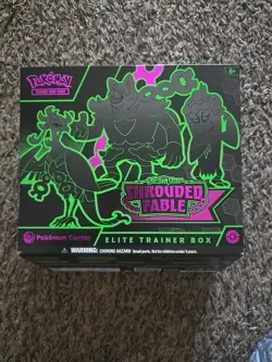 Opened SHROUDED FABLE Pokemon Center ETB + Accessories. CIB - Image 1