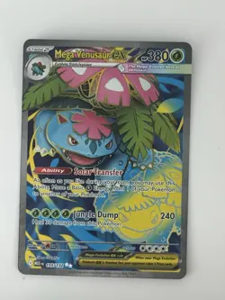 Mega Venusaur EX # 155/132 Ultra Rare Holo Pokemon 2025 Mega Evolutions - Image 1