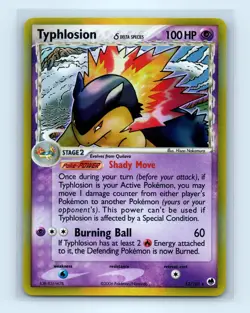 Pokemon tcg Dragon Frontiers Typhlosion (Delta Species) Lightly played - Image 1