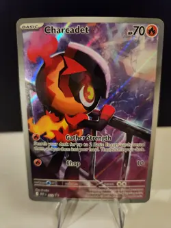 Pokemon: Charcadet 022 Promo Me02: Phantasmal Flames Holo NM - Image 1