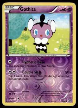 Gothita 43/98 Common Emerging Powers Pokemon Reverse Holo Heavily Played - Image 1