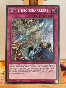 Dimensionsbarriere MP17-DE163 Secret Rare Deutsch EX YUGIOH - Image 1