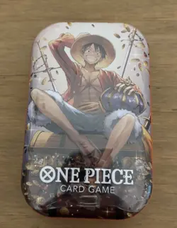 One Piece Tin Pack Set Vol 2 New Sealed Monkey D Luffy Art - Image 1