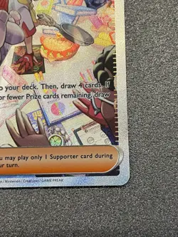 Pokemon Lacey Trainer Card TCG 172/142 Stellar Crown Full Art - Image 5