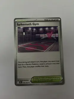 Pokemon TCG * Destined Rivals 169/182 Spikemuth Gym Uncommon * UNG NM FRESH PACK - Image 1