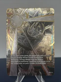Dragon Ball Super Card Game Fusion World Son Goku Gold Energy Marker E01-01 - Image 1