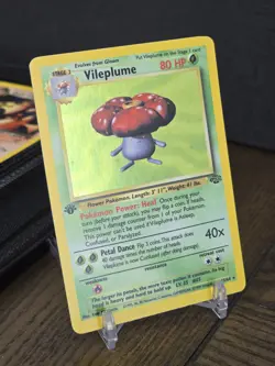 Pokemon Card TCG Vileplume 1st Edition 15/64 Jungle 1999 Holo Rare Vintage - Image 1