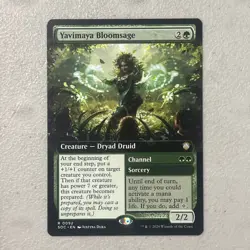 Yavimaya Bloomsage Extended Art 92 Secrets of Strixhaven Magic the Gathering NM - Image 2