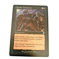 Zombie Infestation MTG Odyssey Regular LP 170/350 Enchantment - Image 1