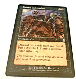 Zombie Infestation MTG Odyssey Regular LP 170/350 Enchantment - Image 2